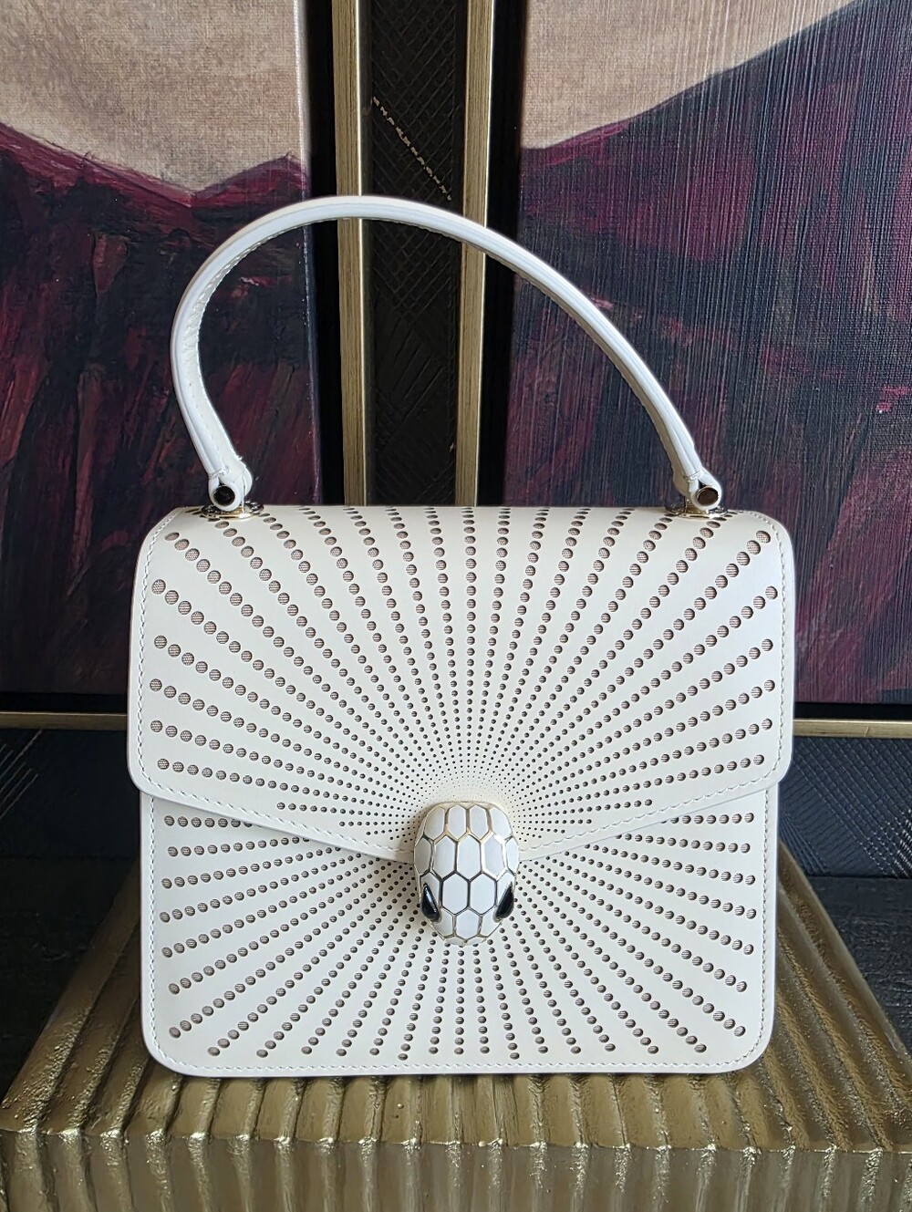 AUTHENTIC Bvlgari Serpenti Forever Top Handle Crossbody Bag, Excellent Condition - Picture 2 of 16